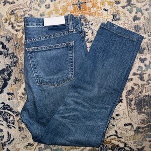 Re/Done dark wash skinny denim